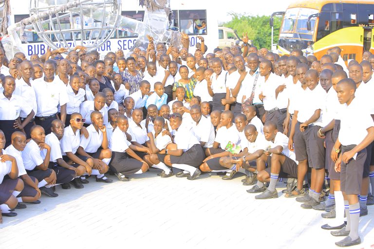 S.4 students in a study trip